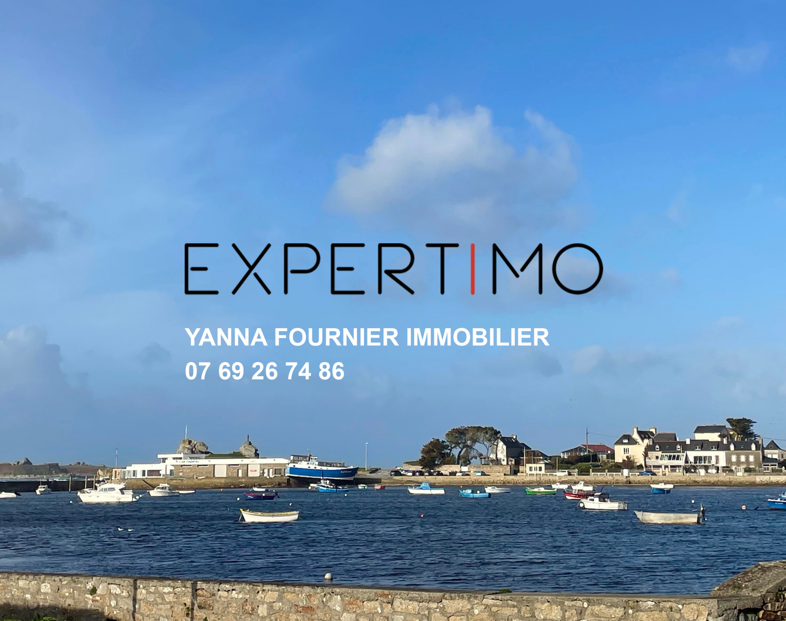 Propriété face à la Mer, 2 maisons, au pied des plages et du port d’Argenton en Finistère